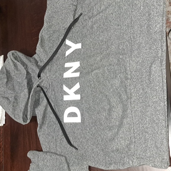 Dkny Tops - DKNY Women’s sports hoodie. Gray, Size Large. New no tag.